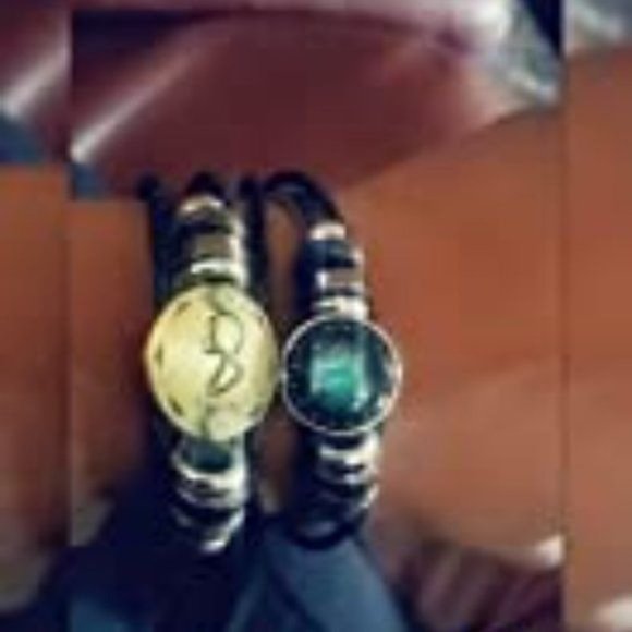 New Constellation Braided Rope Bracelet - Punk Alloy Leather Bracelet - Picture 14 of 14